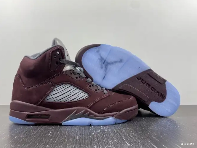 Reps TBkick Jordan 5 Burgundy Air DZ4131-600 0608